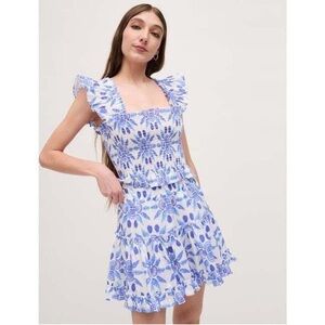 Hill House Linen Cropped Paz Nap Top and Skirt